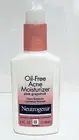 Neutrogena Oil-free Acne Moisturiser Pink Grapefruit 4oz, New