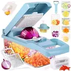 Vegetable Chopper Onion Slicer Garlic Cutter Dicer with Container for Potato
