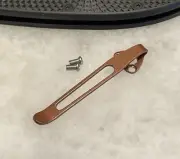 Titanium Deep Pocket Clip For Spyderco Resilience Tenacious Persistence Ambitous