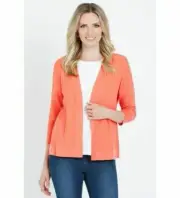 NONI B ORANGE KNIT CARDIGAN -NWT RRP $89-NWT S/10, M/12, L/14, XL/16 SOFT