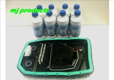 BMW, ZF 6HP26, Steel/metal Sump pan Conversion kit with 8 x 1ltr Genuine Life...