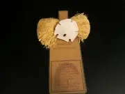 Sealife Braided Raffia Bottle Tag by Mud Pie, NWT