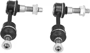 Pair Front Stabilizer Bar Link Black Replacement for 2WD 2004 2005 Special HEX Fixing Function Flat Cut Higher Performance Higher Diameter Hardened Ball Joints Improved OE