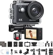 AKASO EK7000 Action Camera 4K 20MP Sport Camera Waterproof DV Camcorder 98ft Ultra HD 170 Degree Wide Angle Remote Control WiFi Mini Camera Adventure Camera Dash Cam