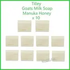 TILLEY SOAP x 10 MANUKA HONEY Goats Milk Soap 100gm - AUSTRALIAN MADE