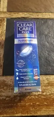 Clear Care Plus HydraGlyde Cleaning and Disinfecting Solution