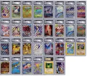 Pokemon Graded Card Lot of 30 Modern Vintage Holo Alt Art Stamped Grades 10-7