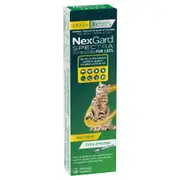 NexGard Spectra Large Cats 2.5-7.5kg Yellow 1 pack