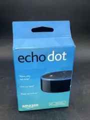AMAZON 'ALEXA' ECHO DOT SMART SPEAKER BLACK NEW