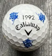 Callaway Chrome Soft Truvis Country Club of St Alban Blue & Yellow Golf Ball (1)