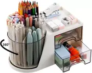 Desk Organizer 360 Degree Rotating Pen Holder for Desk Desk Organizers and Acces