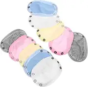 ARTSEWPLY Double-layer Baby Bodysuit Extender Comfortable Cotton Snap Extenders for Jumpsuits Extend Your Baby's Outfits 10 Pack