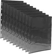 SHINEOFI Stamp Collecting Loose- Sheets Stamp Holder Stamp Collection Book Postcard Loose-Leaf Card Holder