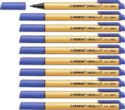 Stabilo Greenpoint Co2 Neutral Fibre Tip Sign Pen 0.8Mm Line Blue Pack 10 6088/4