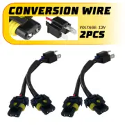 Conversion 9003 Wire H4 TO 9005 9006 Two Harness Head Light Adapter Plug Play (for: Volkswagen)