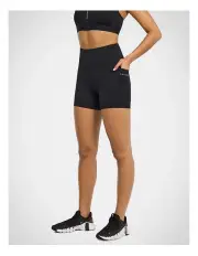 [Rockwear] Velocity Mid Thigh Bike Shorts in Black