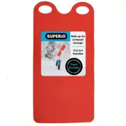 Snow Sled Flexible Carpet Sled 36" Snowboard for Kids-Red