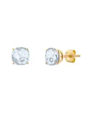 MaxColor 14K 3.40 ct. tw. Aquamarine Studs