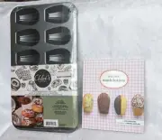 Madeleine 12 Pan Non Stick Chloe's Kitchen & Recipe Book We Love Madeleines NEW