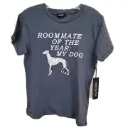 NEW WILDFOX T shirt Size S Womens Roommate of the year Dalmation Dog Lightweight