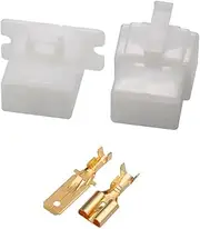 Xiaojiang Store 5 Sets 4-Hole 6.3A Automobile Connector and Household Appliance Plug-in with Terminal DJ70413-6.3-11/21