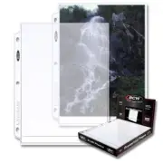 1000 BCW 1-Pocket 8x10 Photo Album Pages Acid Free Archival Quality Binder Sheet
