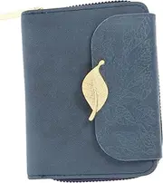 [COLLBATH] Ladies Clutch Purse Short Wallet Zipper Girls Leather Purse Card Organizer Sturdy