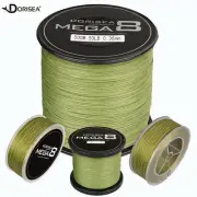 8 Strand Dorisea Army Green Braided Fishing Line 100M 300M 500M 1000M 2000M