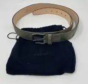 TUDOR CAMOUFLAGE LEATHER BELT NEW RARE L 85/100