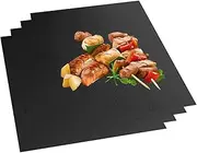 Grill Mat - Outdoor Grill Mat - Oil-Proof Nonstick Meat Sheet Reusable Fireproof Heavy Duty Tray Desk Protector for Cooking Resting Grilling Fireplace Lawn Outside Ground Grass