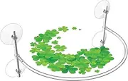 Aquarium Floating Plant Corral - Adjust Height Fish Feeding Ring, Floating Plant Ring Protects Floating Plants, Aquarium Floating Plant Barrier Suitable, Aquarium Filter Accessory
