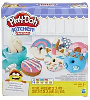 Play-Doh Kitchen Creations Delightful Donuts Set with 4 Colours