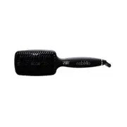 Cabello Luxe Hair Straightening Brush - Matt Black