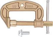 Welding Ground Clamp, 300A G Styles Earth Clamp, G Style Solid Brass Clamping, 40mm Openning, with Fixing Screw, Good Conductivity, for TIG Welder Machines, Stud Welding