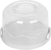 WeiLaiKeQi Cake Carrier with Lid 8" 10" Cake Box Portable Cake Holder with Carry Handle for Muffin Tart Doughnuts Pies Party Picnic