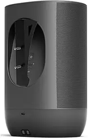 Wall Mount Bracket Holder for Sonos Move Portable Speaker Black
