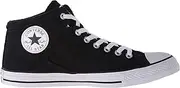 [Converse] Chuck Taylor All Star Street HIGH TOP Sneaker, Black/White, 8.5 M US, Black/Black/White, 10.5