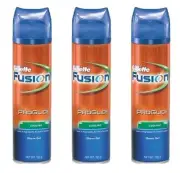 3 X Gillette Fusion ProGlide Cooling Shave Gel 195g
