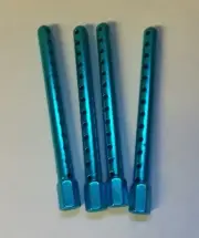 1/10 RC Car/Buggy/Truck Alloy Body Posts x4 blue alloy