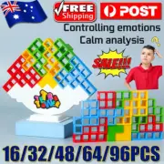 96Pcs Balance Stacking Blocks Game Team Toys Gifts for Kids & Adults