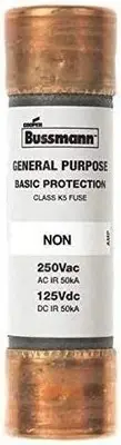 35A Cylindrical Fast Acting Melamine Fuse, 250VAC/125VDC