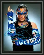JEFF HARDY SIGNED - WWE - WWF - WRESTLING - A4 AUTOGRAPHED PHOTO POSTER