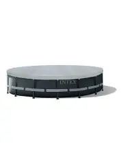 [Intex] Deluxe Above Ground Outdoor Pool Cover Set 4.88M in Black