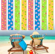 8 Pack Towel Bands for Beach Chairs Cruise Towel Clips for Lounge Pool Chairs El
