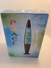 Peace Motion Blue Lava Lamp 90s New In Box
