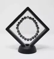 Hematite Tree of Life Charm Bracelet Healing Protection Handmade Elastic Unisex