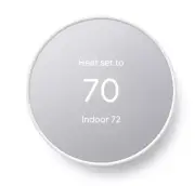 Google Nest Thermostat Snow