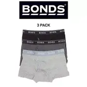 Bonds Mens Guyfront Trunk Super Soft Waistband With Logo 3 Pack MZ963A