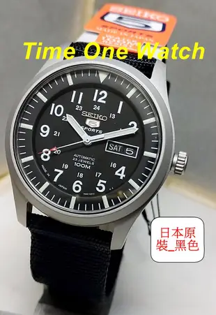 實體店面日系_SEIKO_精工錶_盾牌5號帆布帶機械錶SNZG09J1_SNZG15J1_SNZG11J1_SNK805