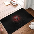 Kitchen Carpet Scarlet Spider Flannel Mat Welcome Doormat Floor Decor Rug
